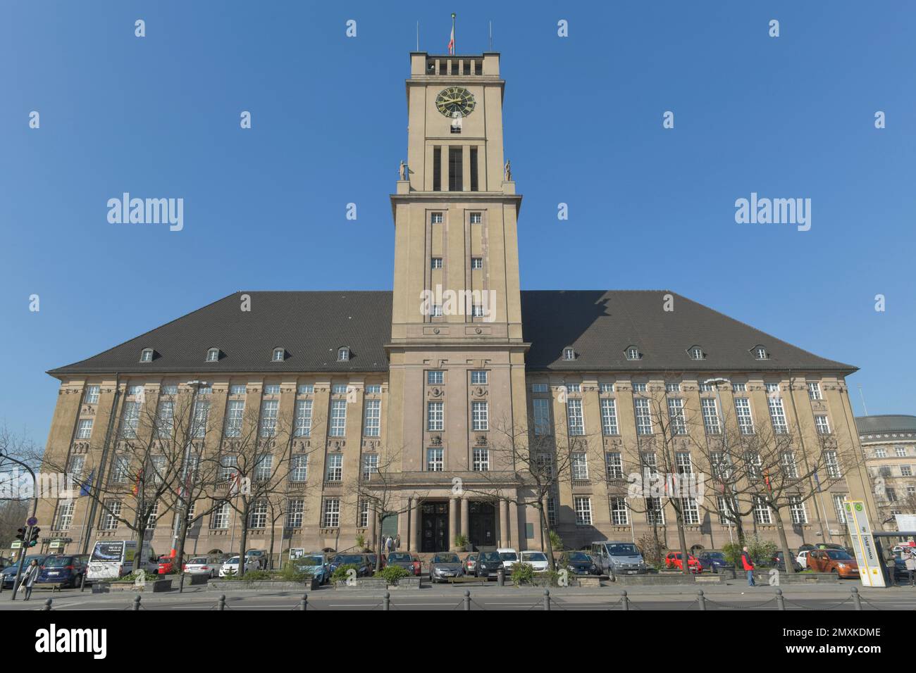 Municipio di Schöneberg, John-F. Kennedy-Platz, Schöneberg, Berlino, Germania, Europa Foto Stock