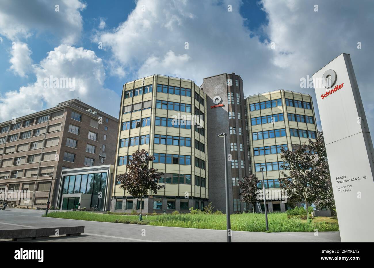 Ascensori Schindler, Ringstraße, Mariendorf, Tempelhof-Schöneberg, Berlino, Germania, Europa Foto Stock