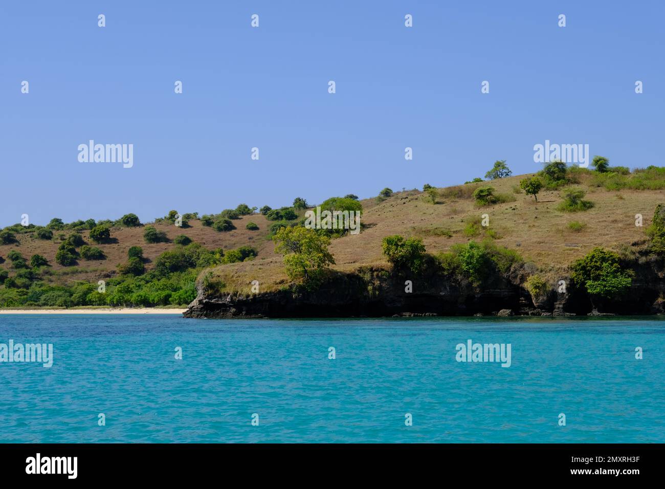 Indonesia Sumbawa - linea costiera Pulau Umar Wera Foto Stock