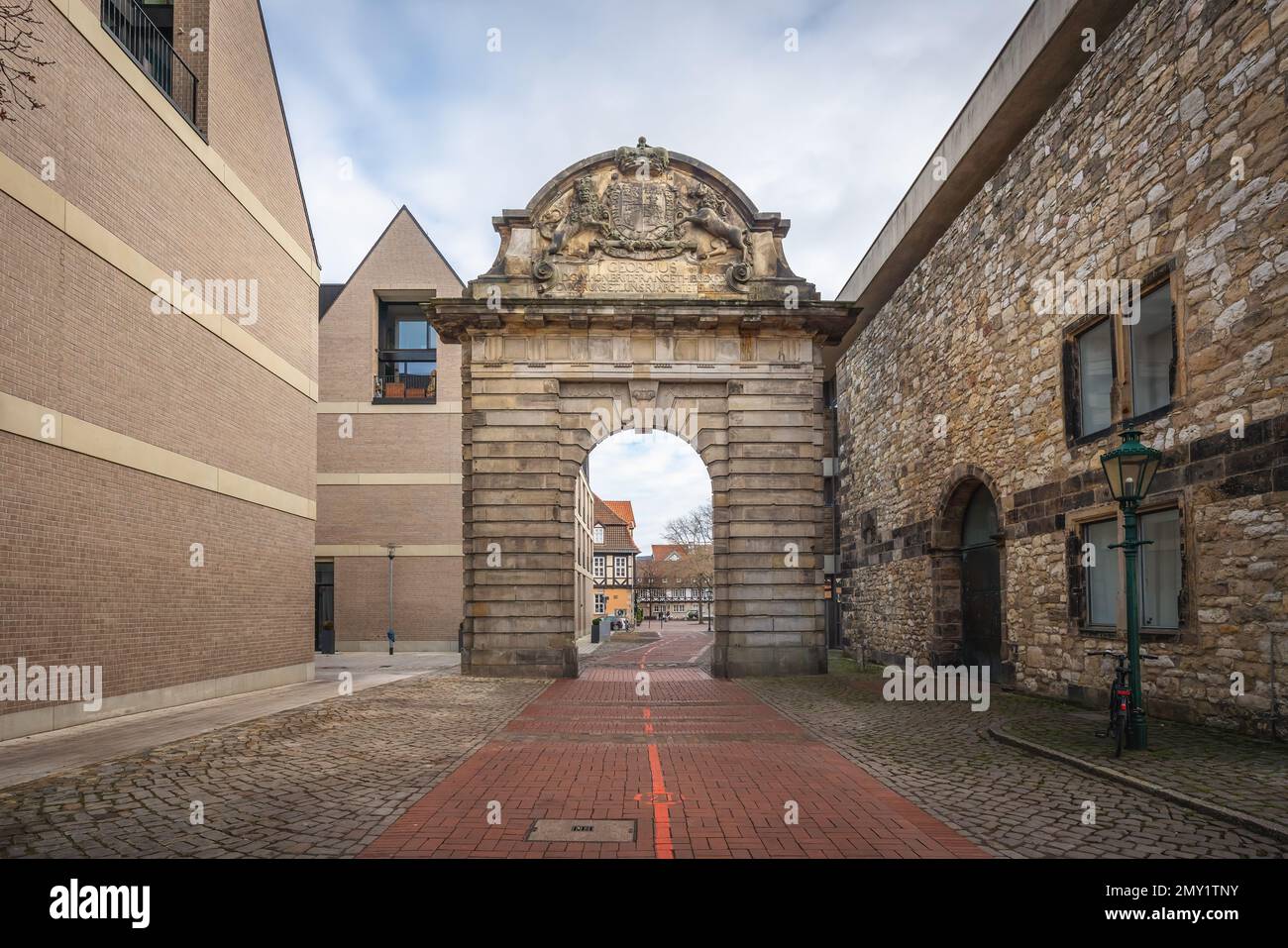 Porta Marstalltor (Tor des Marstalls) - Hannover, bassa Sassonia, Germania Foto Stock