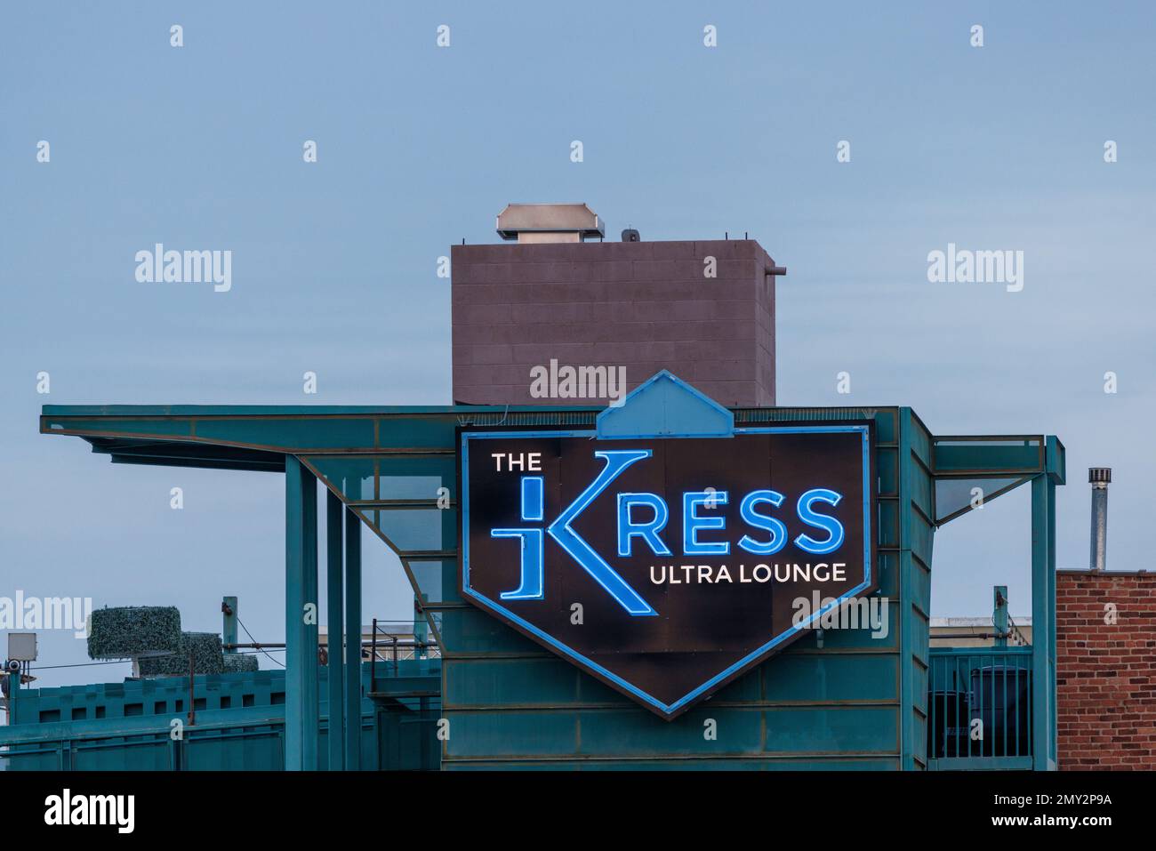 Il Kress Sign nel centro di Yuma Az Foto Stock