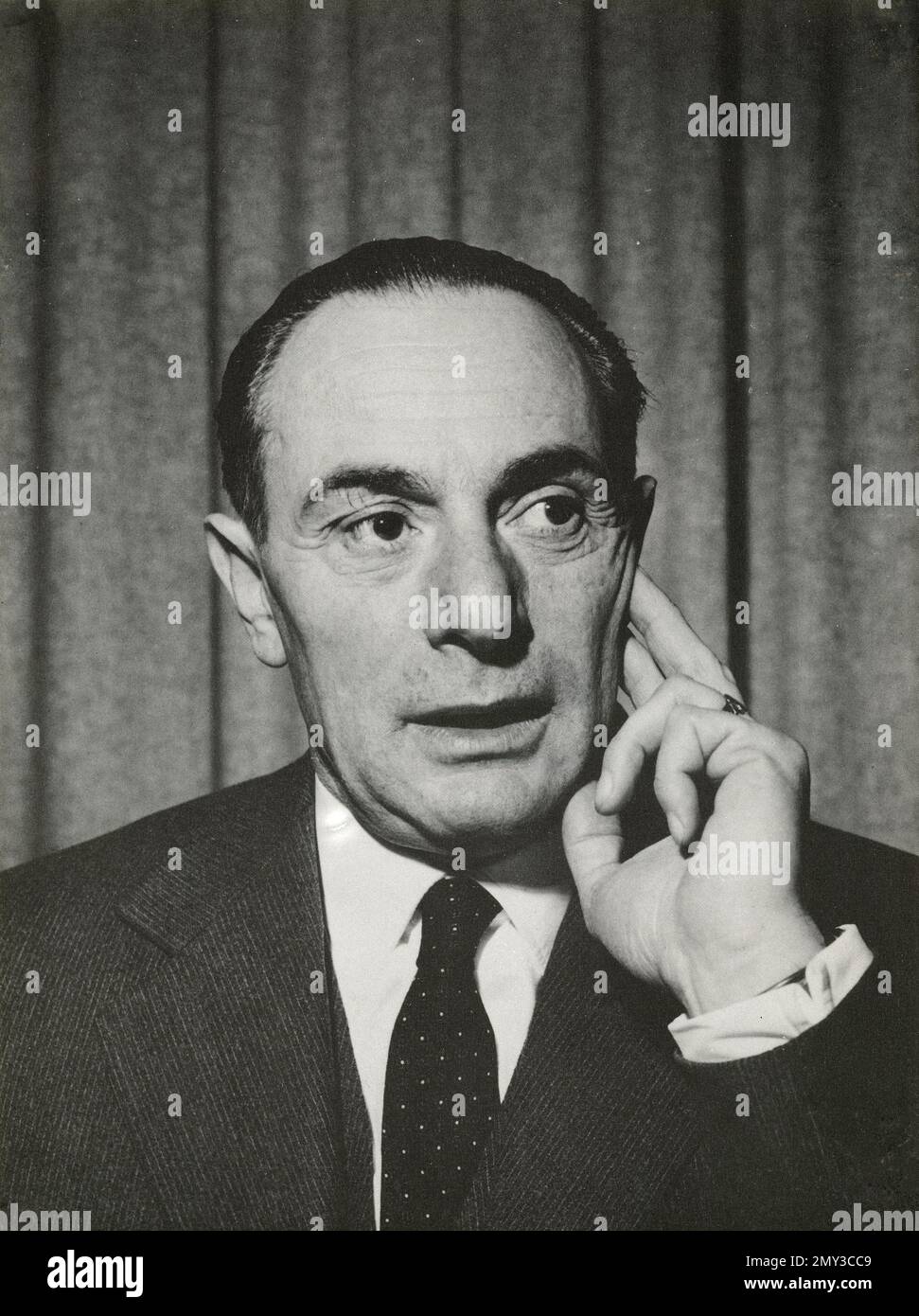 Amministratore pubblico italiano Enrico Mattei, Italia 1962 Foto Stock