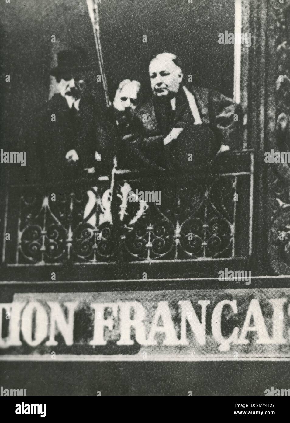 Giornalista e politico francese Leon Daudet, fondatore di Action Francaise, 1920 Foto Stock