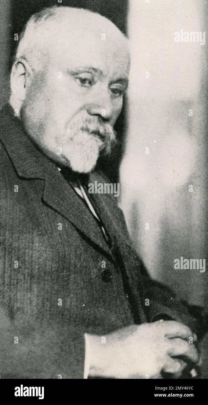 Politico francese, presidente, e PM Raymond Poincaré, 1910s Foto Stock