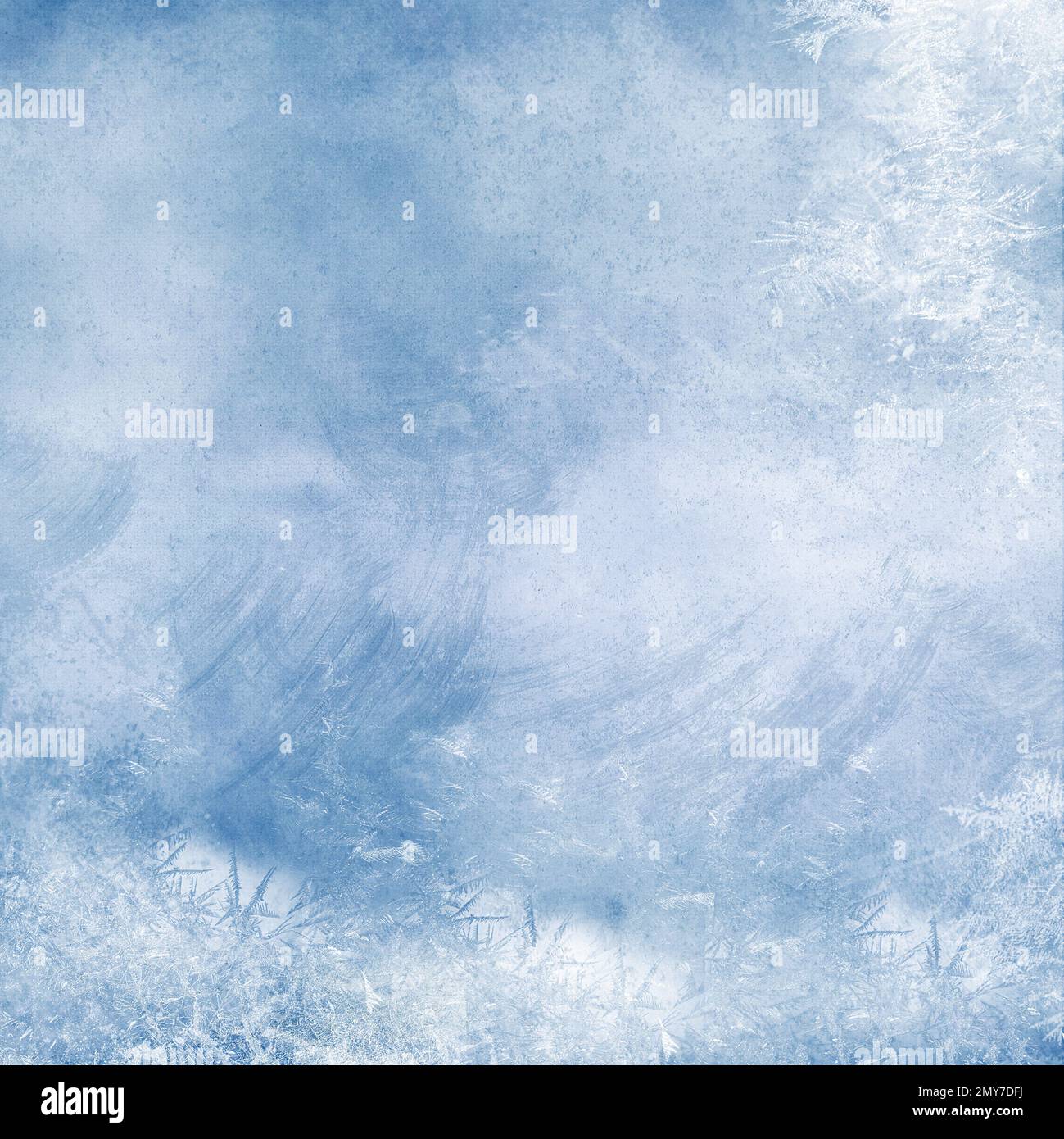 Carta decorativa con tema invernale Foto Stock