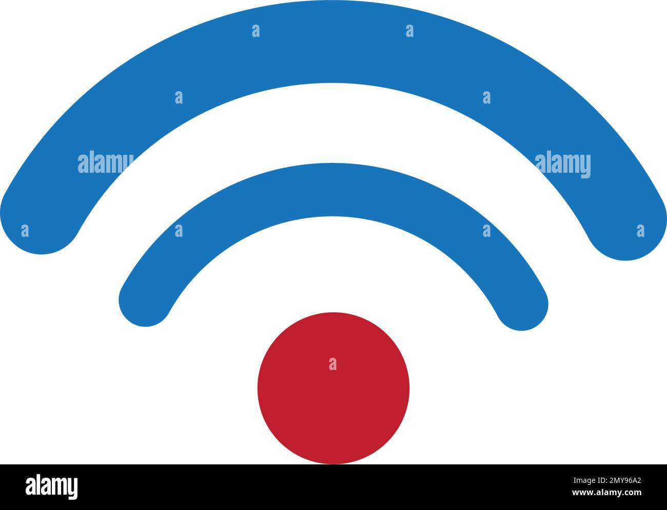illustrazione del design vettoriale del logo wifi Illustrazione Vettoriale