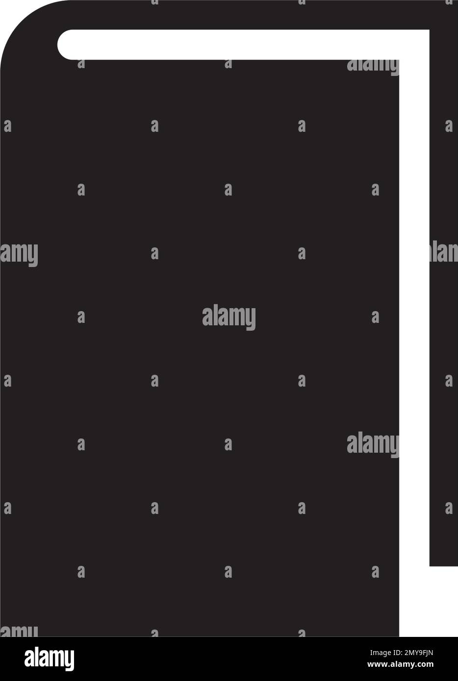 Design dell'illustrazione vettoriale del modello di logo del libro Education Illustrazione Vettoriale