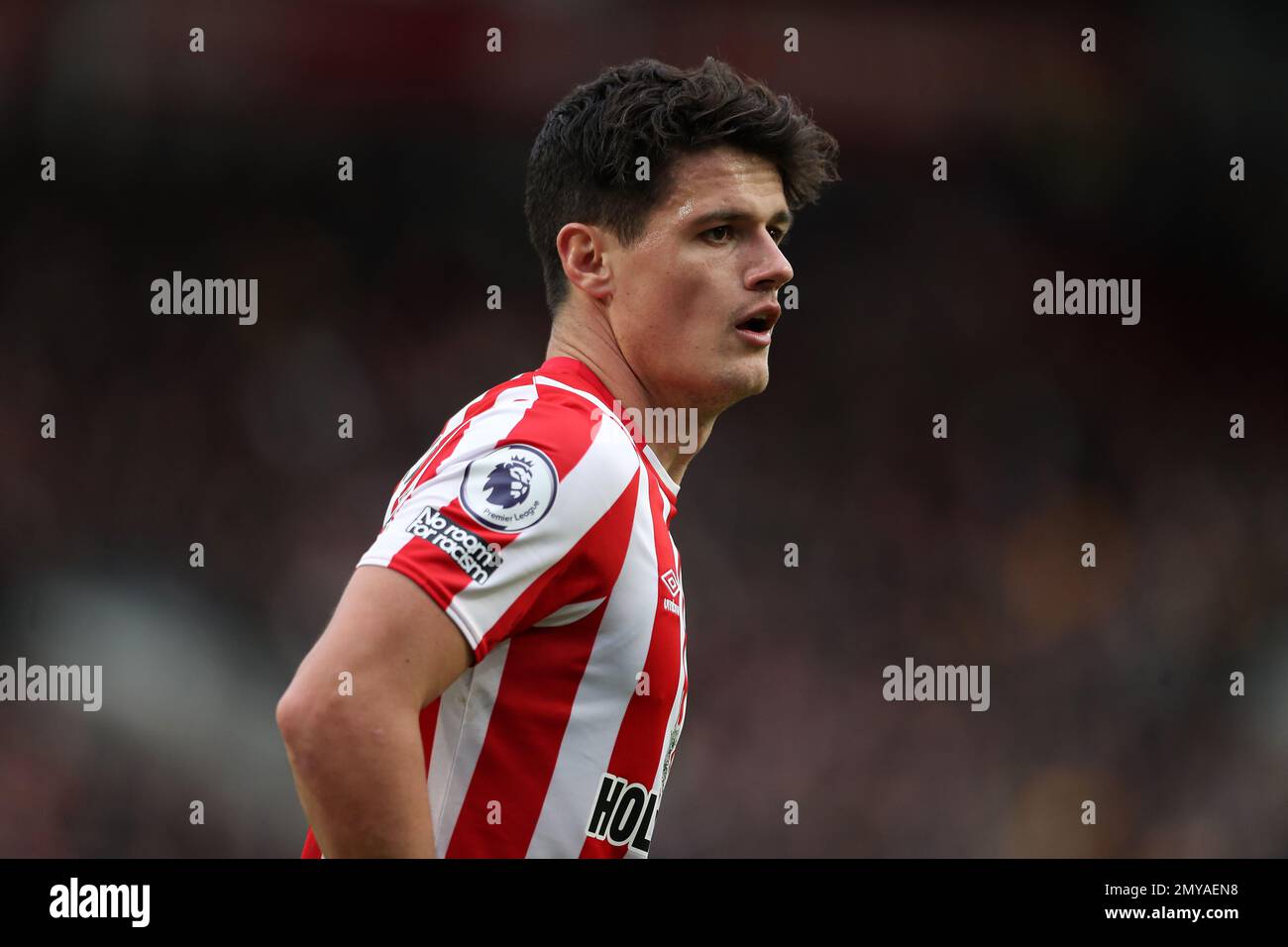 4th febbraio 2023; GTECH Community Stadium, Brentford, Londra, Inghilterra; Premier League Football, Brentford contro Southampton; Christian Norgaard di Brentford Foto Stock