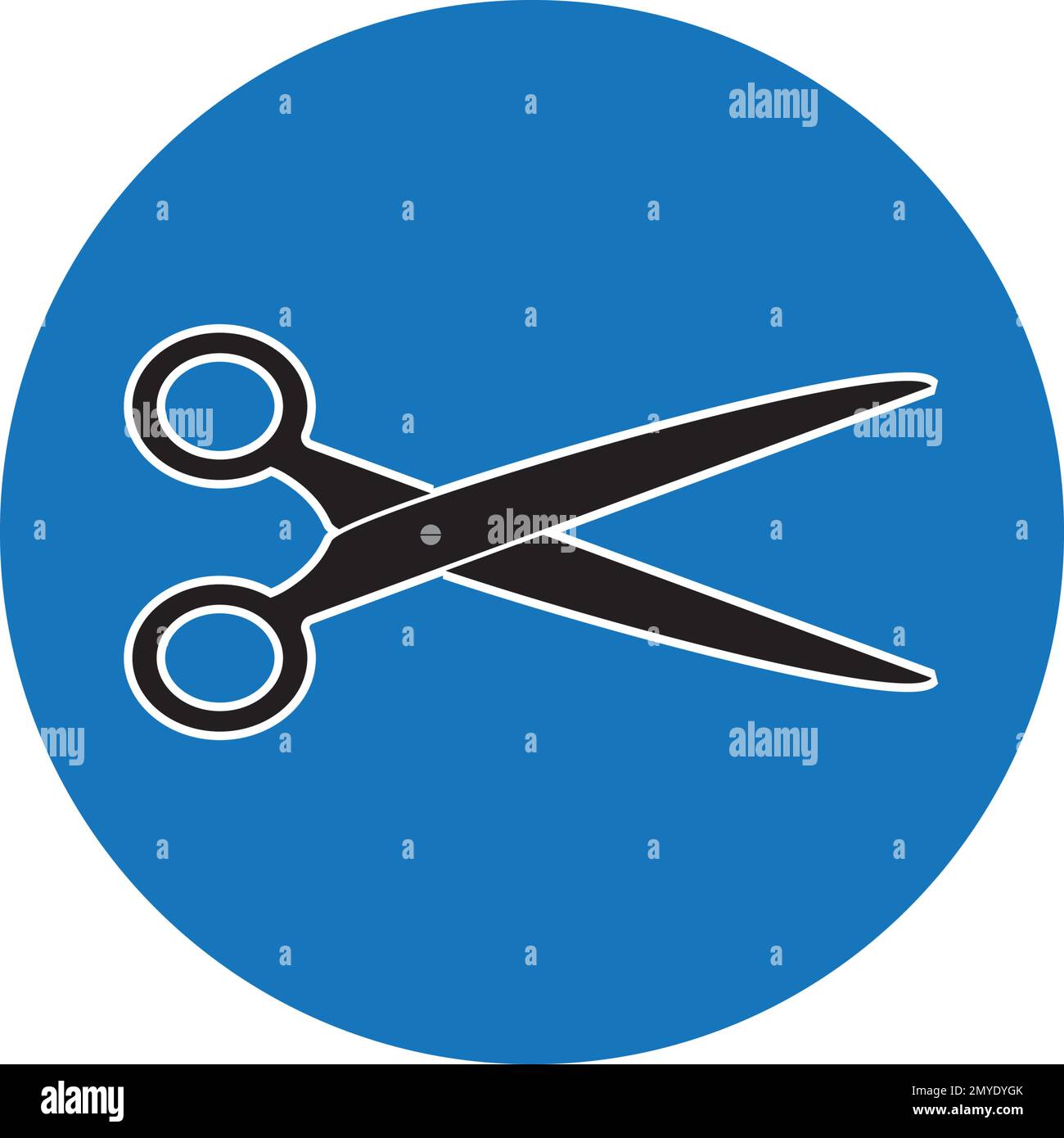 Logo delle forbici da parrucchiere Immagini Vettoriali Stock - Pagina 2 -  Alamy