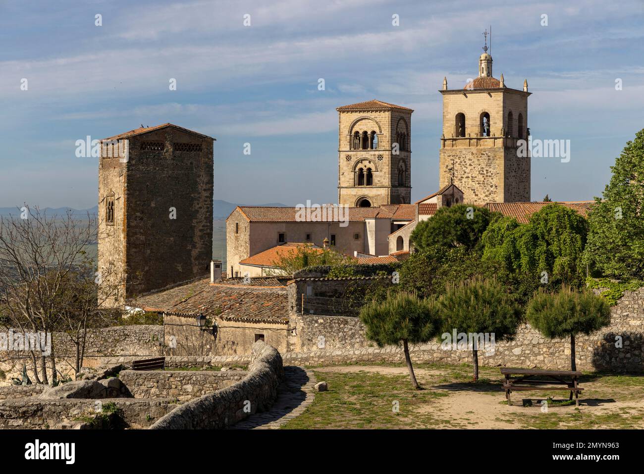 Trujillo, Santa Maria la Mayor, Provincia di Caceres, Estremadura, Spagna, Europa Foto Stock