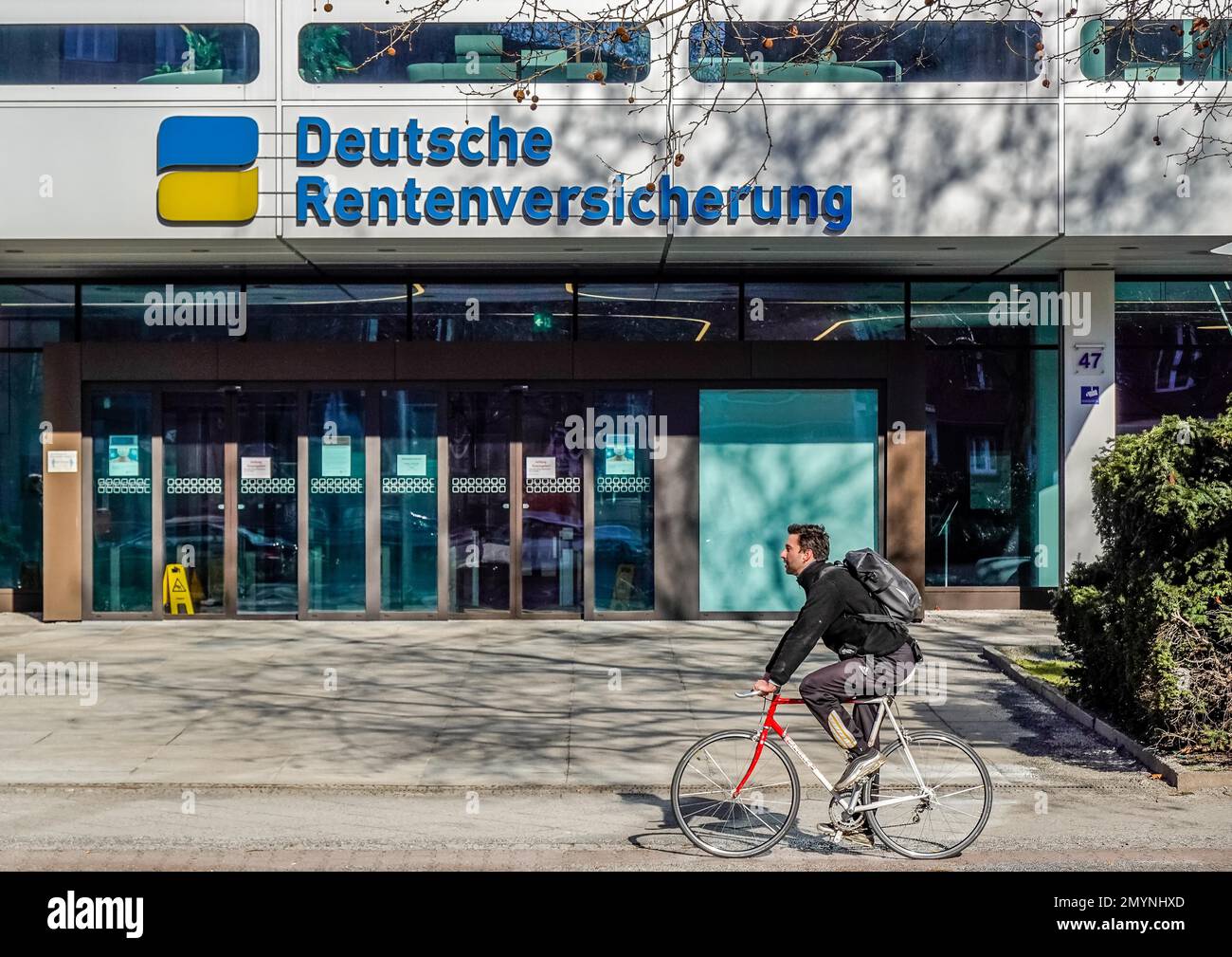 Assicurazione pensioni tedesca, Hohenzollerndamm, Wilmersdorf, Berlino, Germania, Europa Foto Stock