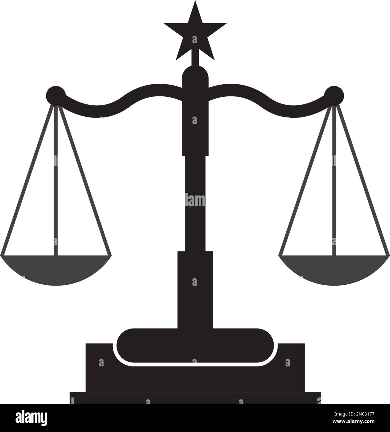 Studio legale Icona, semplice legge design icona, icona della giustizia,  bilancia della giustizia design illustrazione Immagine e Vettoriale - Alamy