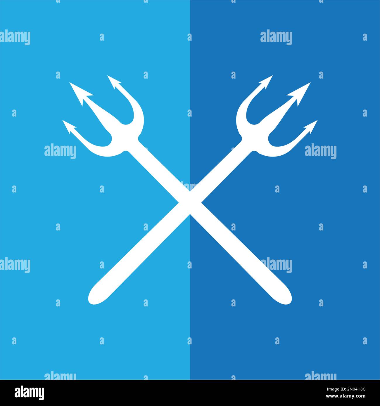 Simbolo del logo spear isolato su sfondo bianco. Logo vettoriale spear. Moderno pittogramma vettoriale per grafica web Illustrazione Vettoriale