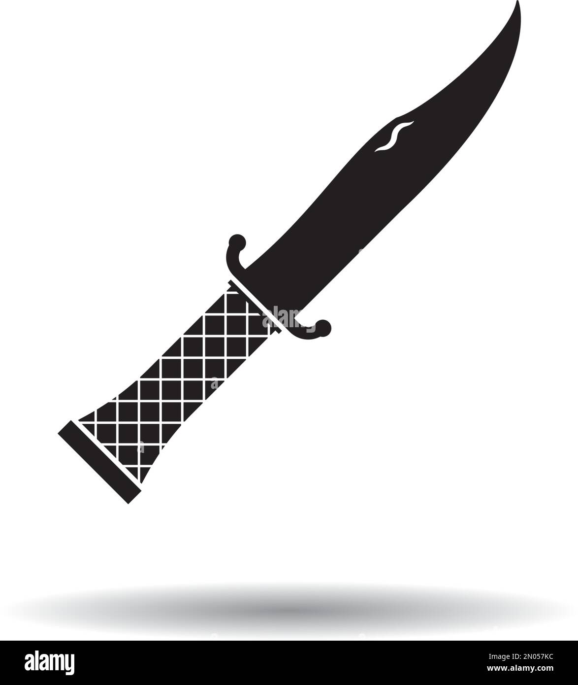 SVG, Vettoriale - Pugnale Con Corona. Coltello Da Combattimento Militare.  Silhouette Semplice Che Può Essere Integrata In Qualsiasi Progetto Di  Design. Image 154931674