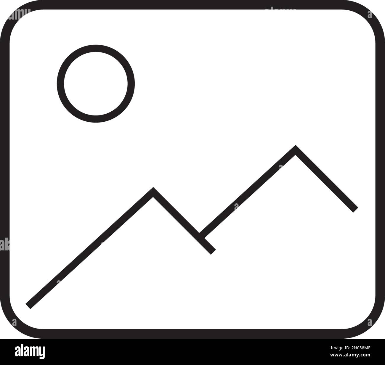 disegno vettoriale dell'icona dell'immagine, sfondo dell'illustrazione Illustrazione Vettoriale