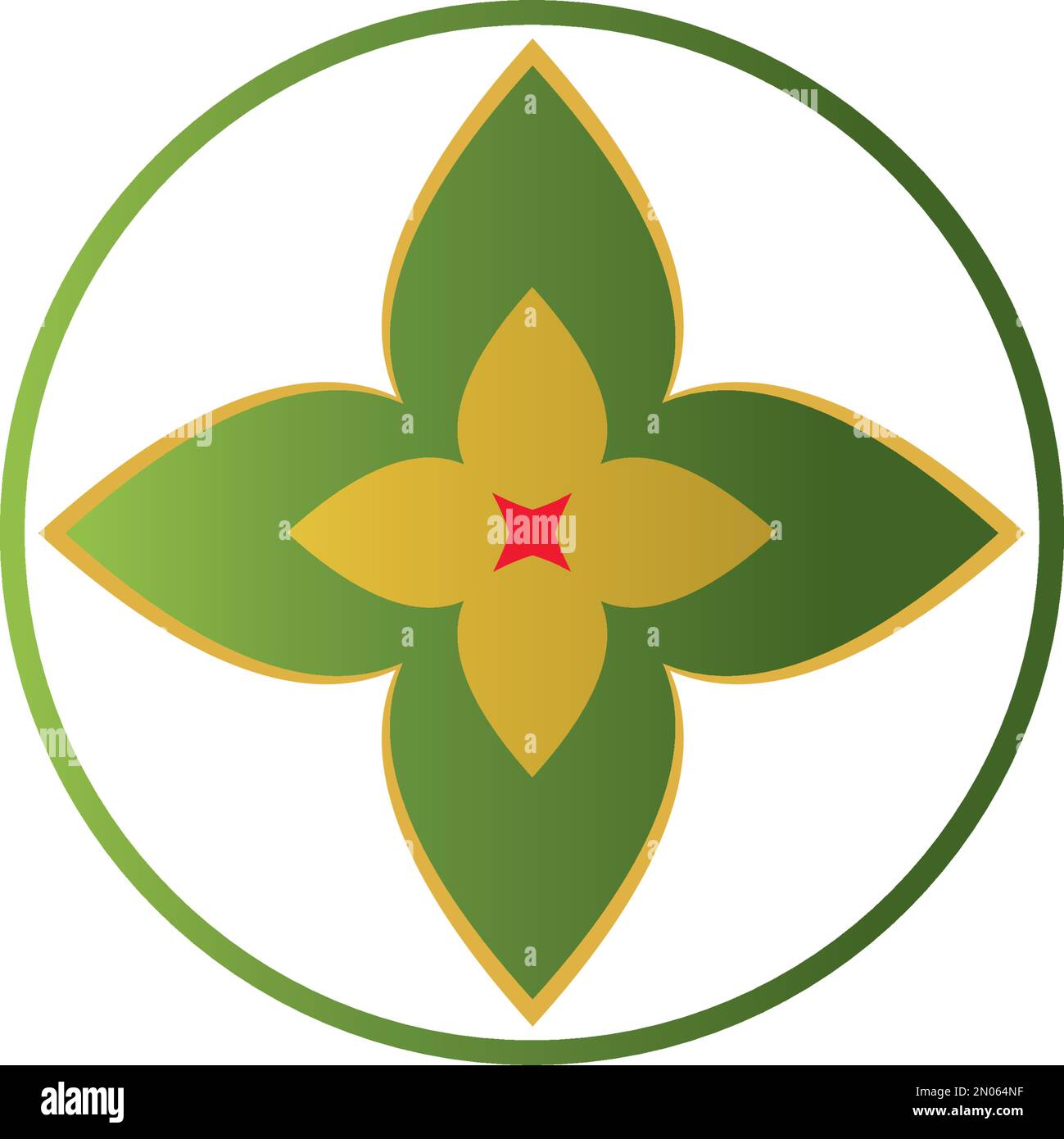 disegno del simbolo dell'illustrazione vettoriale del logo lotus Illustrazione Vettoriale