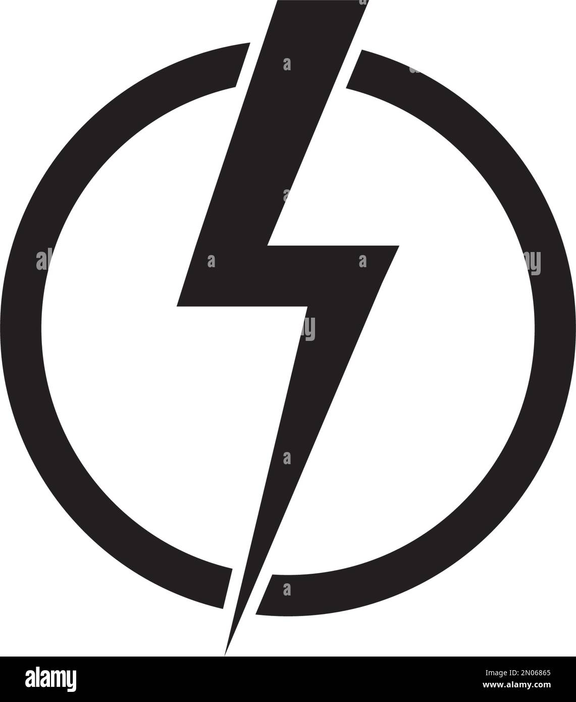 Lightning Electric Icon Vector Illustration design Illustrazione Vettoriale