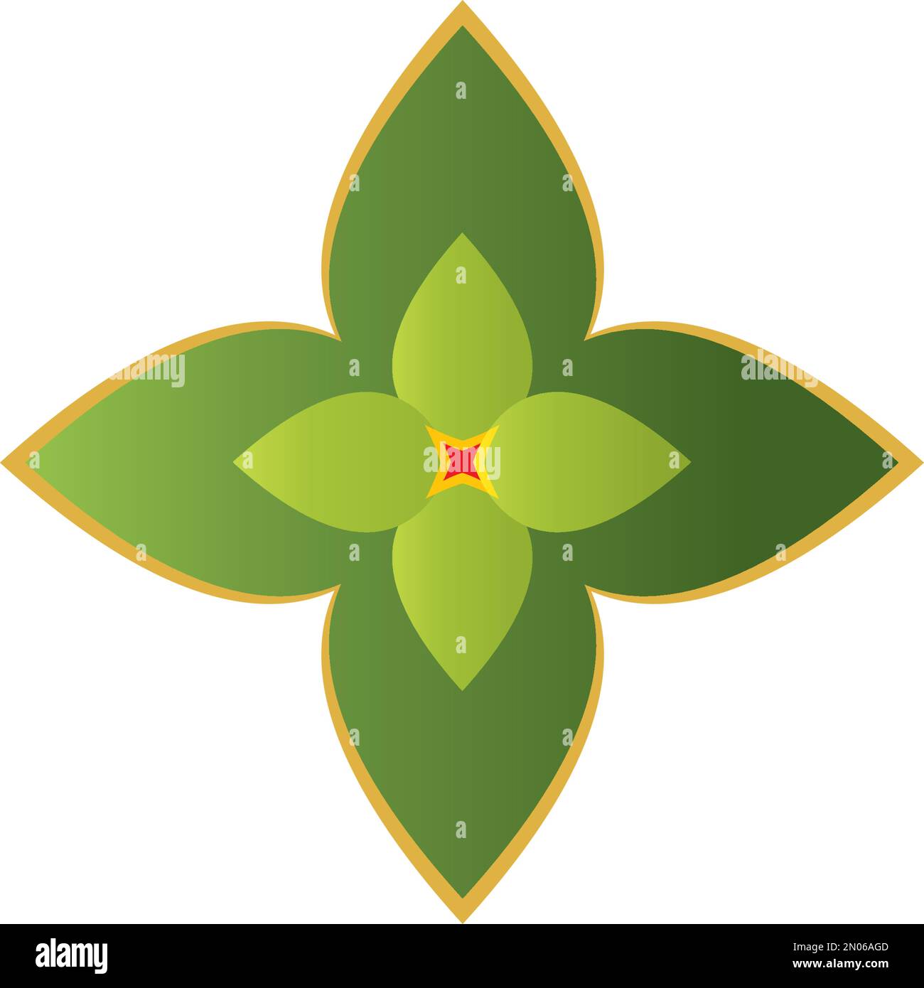disegno del simbolo dell'illustrazione vettoriale del logo lotus Illustrazione Vettoriale