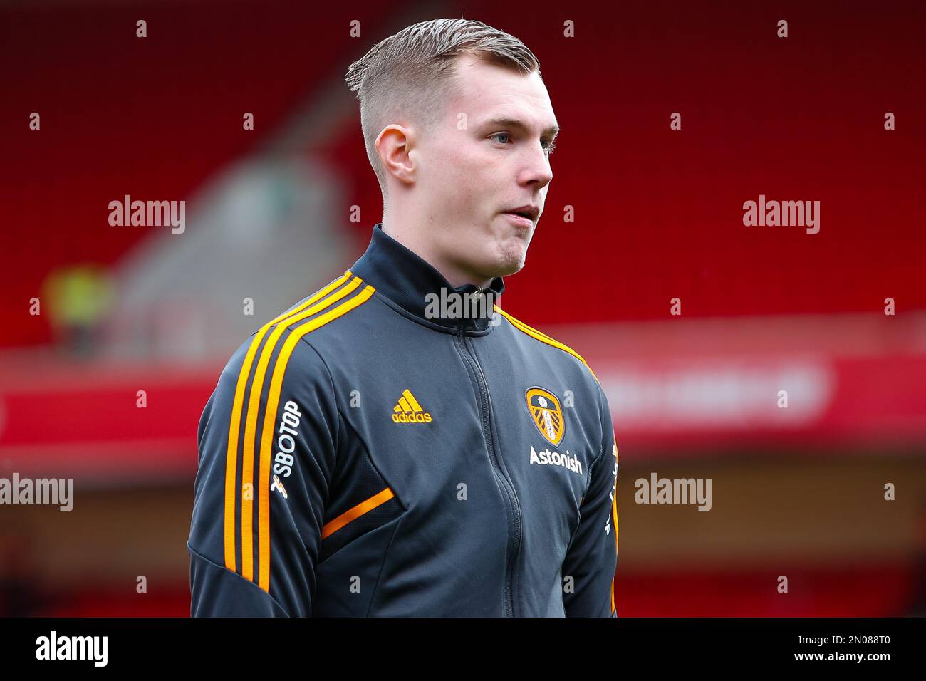 The City Ground, Nottingham, Regno Unito. 5th Feb, 2023. Premier League Football, Nottingham Forest contro Leeds United; Max Wober di Leeds United Credit: Action Plus Sports/Alamy Live News Foto Stock