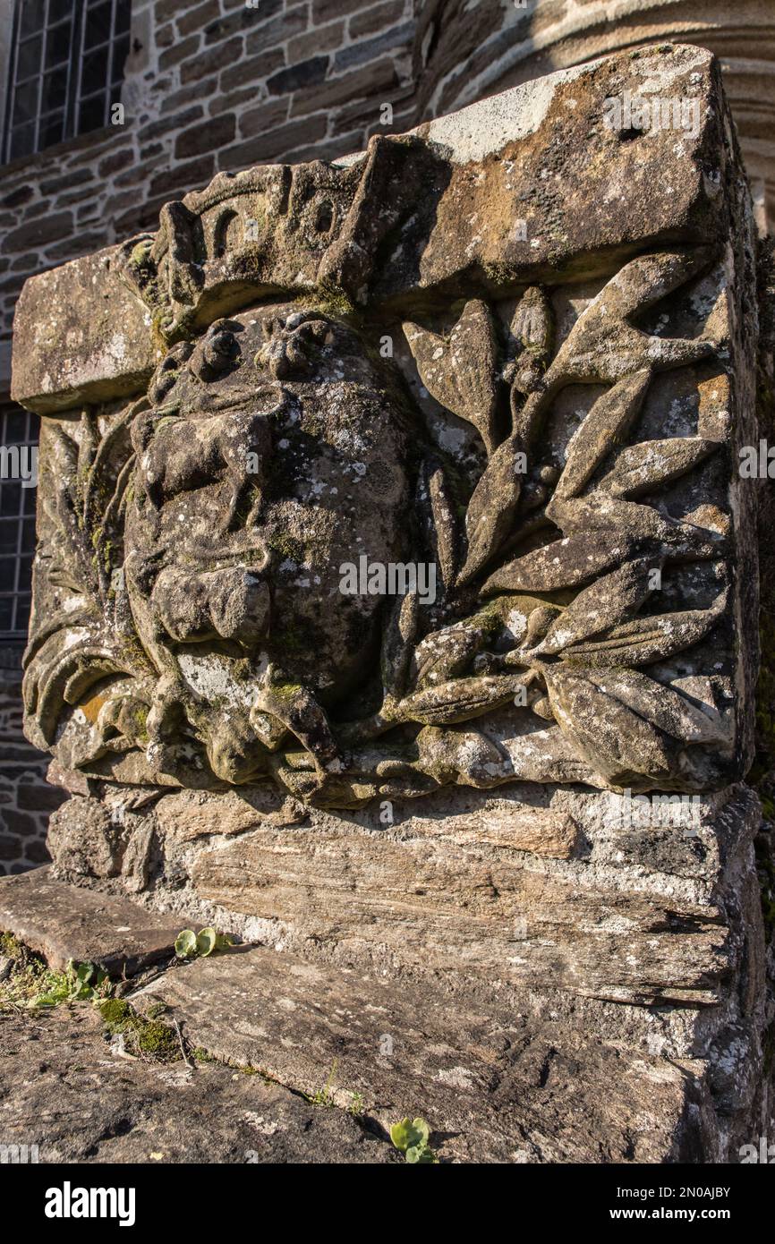 Blason sculpté Foto Stock