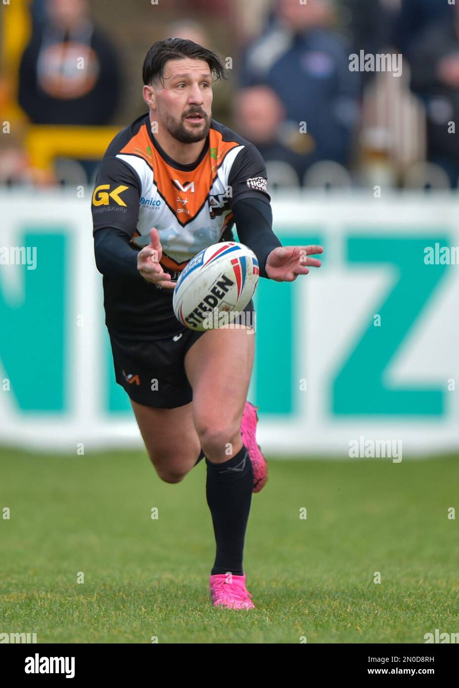 Castleford, Regno Unito. 05th Feb, 2023. Nathan Massey Testimonial, Castleford Tigers / Huddersfield Giants alla Mend-A-hose Jungle, Castleford West Yorkshire, Regno Unito il 5th febbraio 2023 Photo Credit Craig Cresswell Photography Credit: Craig Cresswell/Alamy Live News Credit: Craig Cresswell/Alamy Live News Foto Stock