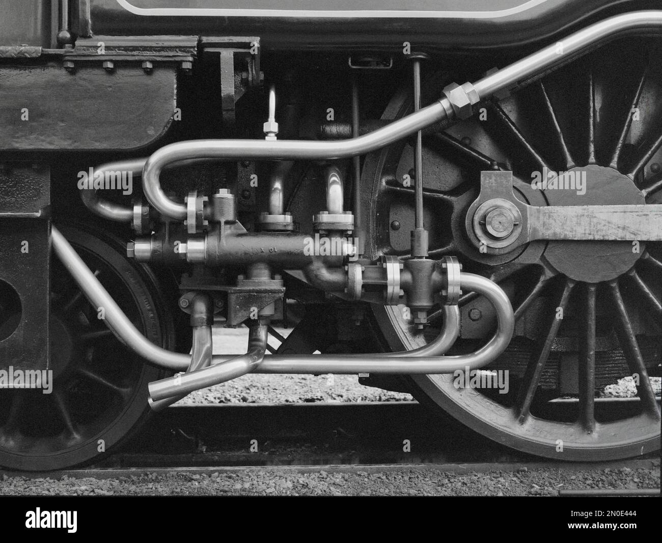 Bluebell Line Steam Railway - dettagli locomotive Foto Stock
