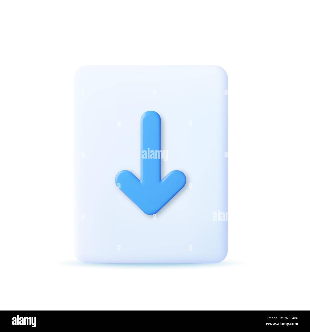 Download file folder icon 3d Immagini Vettoriali Stock - Alamy