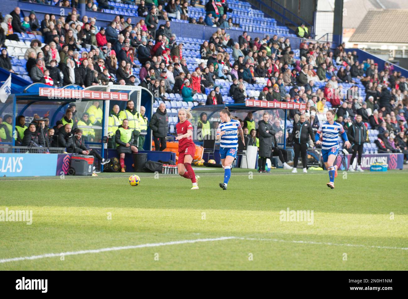 Birkenhead, Liverpool, Regno Unito. 05th Feb, 2023. WSL Liverpool / Reading a Prenton Park Birkenhead, Liverpool (Terry Scott/SPP) Credit: SPP Sport Press Photo. /Alamy Live News Credit: SPP Sport Press Photo. /Alamy Live News Foto Stock