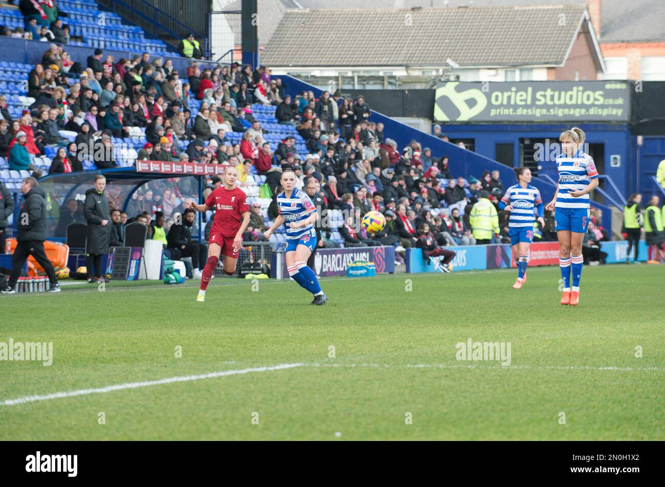 Birkenhead, Liverpool, Regno Unito. 05th Feb, 2023. WSL Liverpool / Reading a Prenton Park Birkenhead, Liverpool (Terry Scott/SPP) Credit: SPP Sport Press Photo. /Alamy Live News Credit: SPP Sport Press Photo. /Alamy Live News Foto Stock