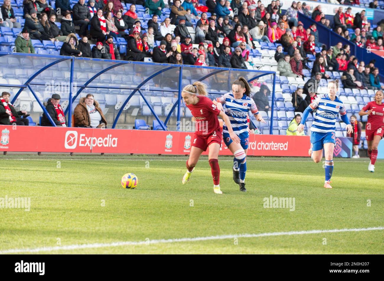 Birkenhead, Liverpool, Regno Unito. 05th Feb, 2023. WSL Liverpool / Reading a Prenton Park Birkenhead, Liverpool (Terry Scott/SPP) Credit: SPP Sport Press Photo. /Alamy Live News Credit: SPP Sport Press Photo. /Alamy Live News Foto Stock