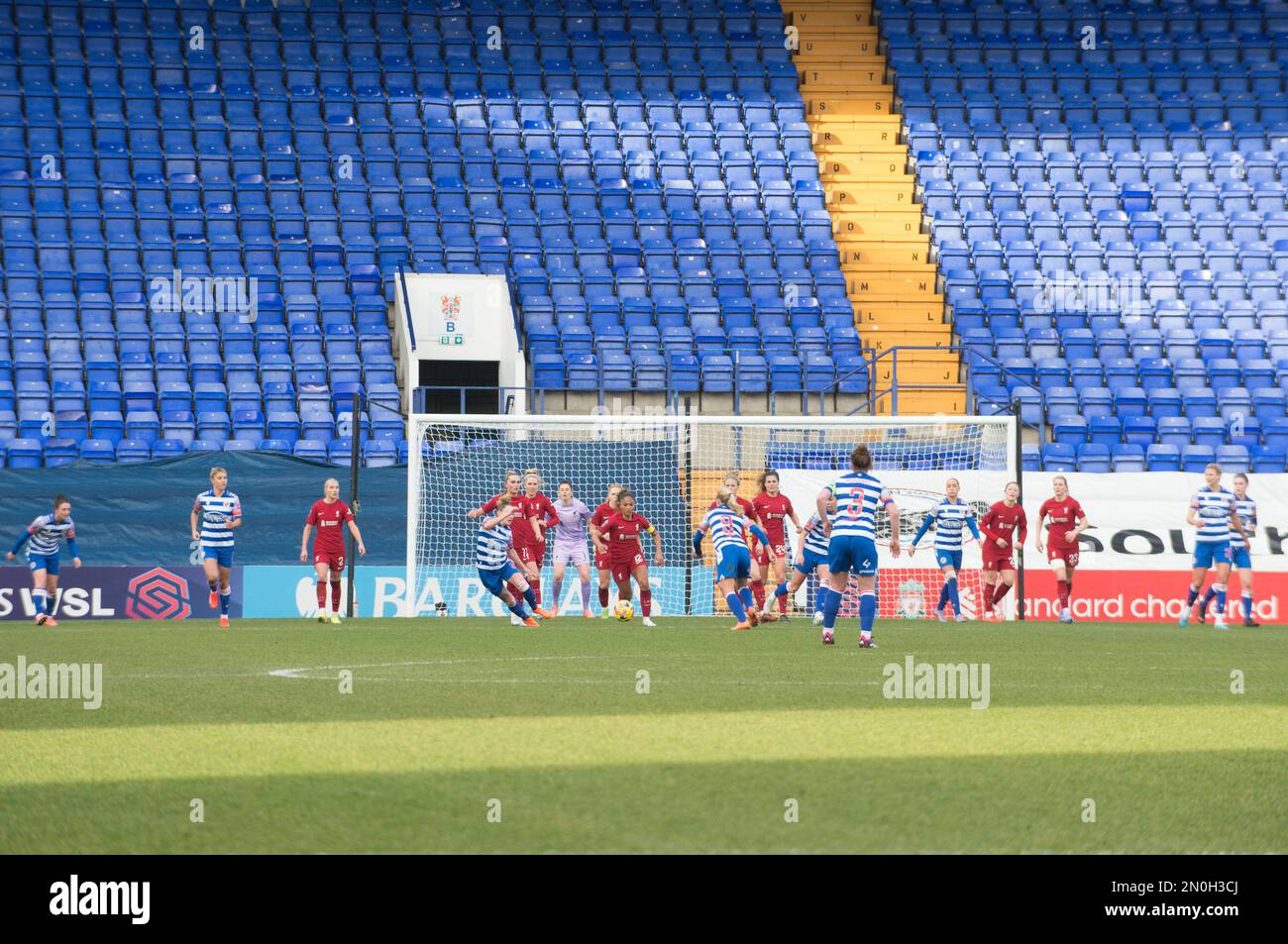 Birkenhead, Liverpool, Regno Unito. 05th Feb, 2023. WSL Liverpool / Reading a Prenton Park Birkenhead, Liverpool (Terry Scott/SPP) Credit: SPP Sport Press Photo. /Alamy Live News Credit: SPP Sport Press Photo. /Alamy Live News Foto Stock