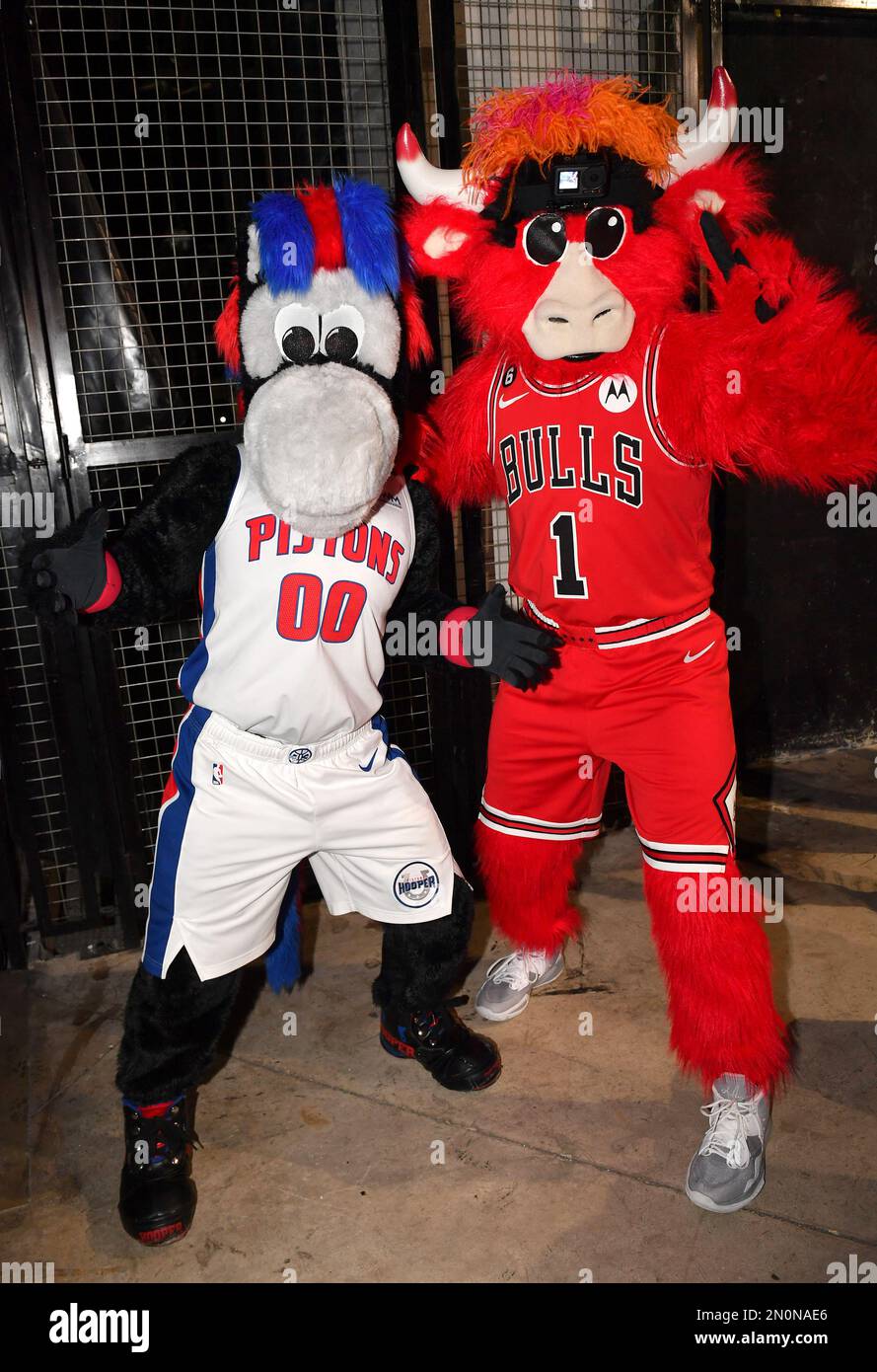 Partita NBA Paris Game 2023 tra Detroit Pistons e Chicago Bulls all'AccorHotels Arena il 19 gennaio 2023 a Parigi, Francia Foto Stock