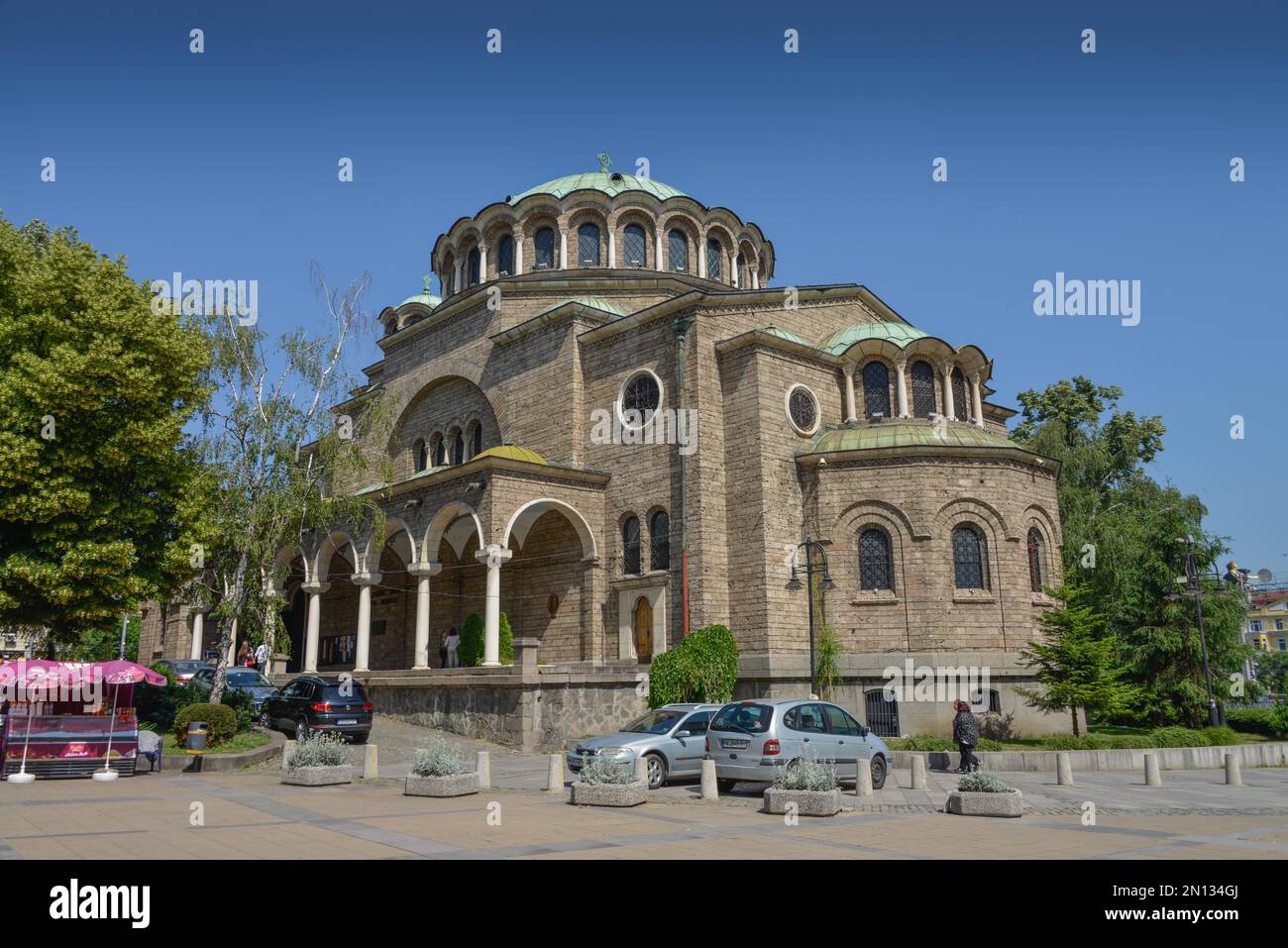 Cattedrale di Sveta Nedelja, Sofia, Bulgaria, Europa Foto Stock