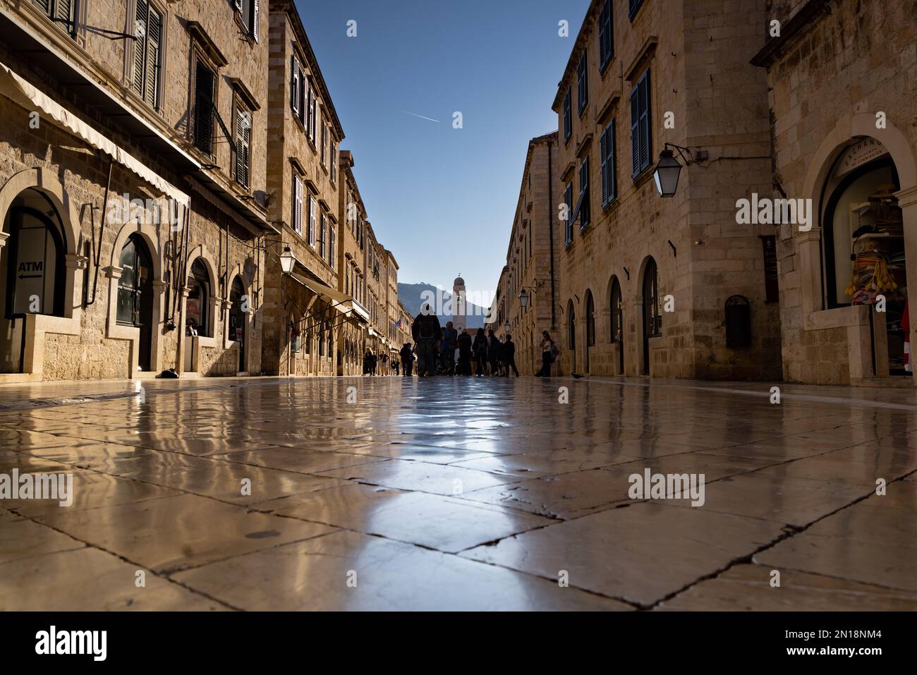 Città vecchia, Dubrovnik Croazia Foto Stock