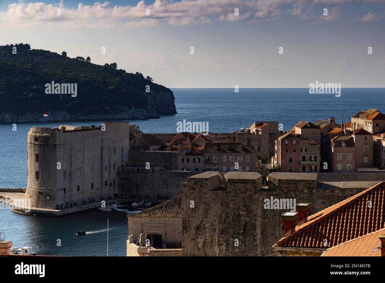 Città vecchia, Dubrovnik Croazia Foto Stock