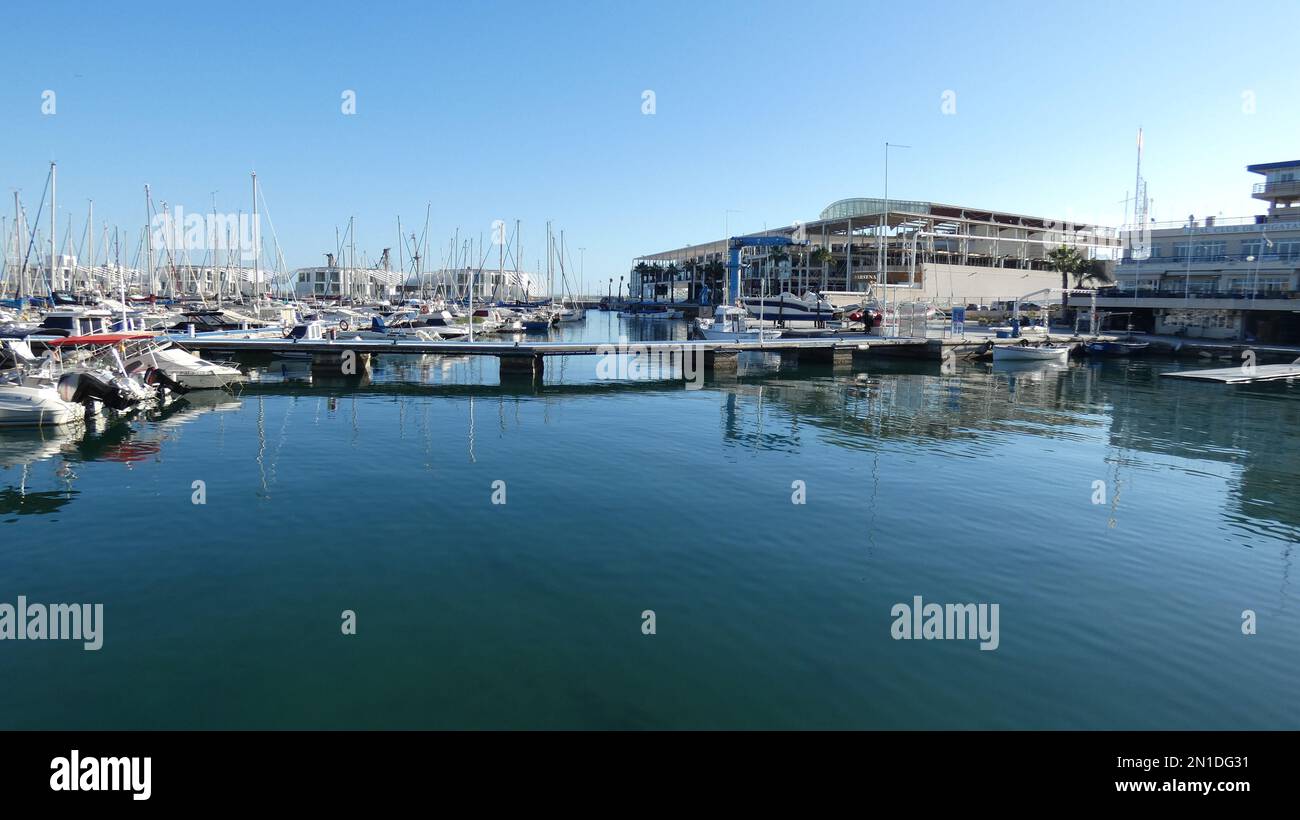 Alicante marina Foto Stock