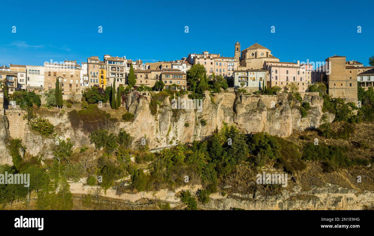 Antenna di Cuenca, patrimonio dell'umanità dell'UNESCO, Castilla-la Mancha, Spagna, Europa Foto Stock