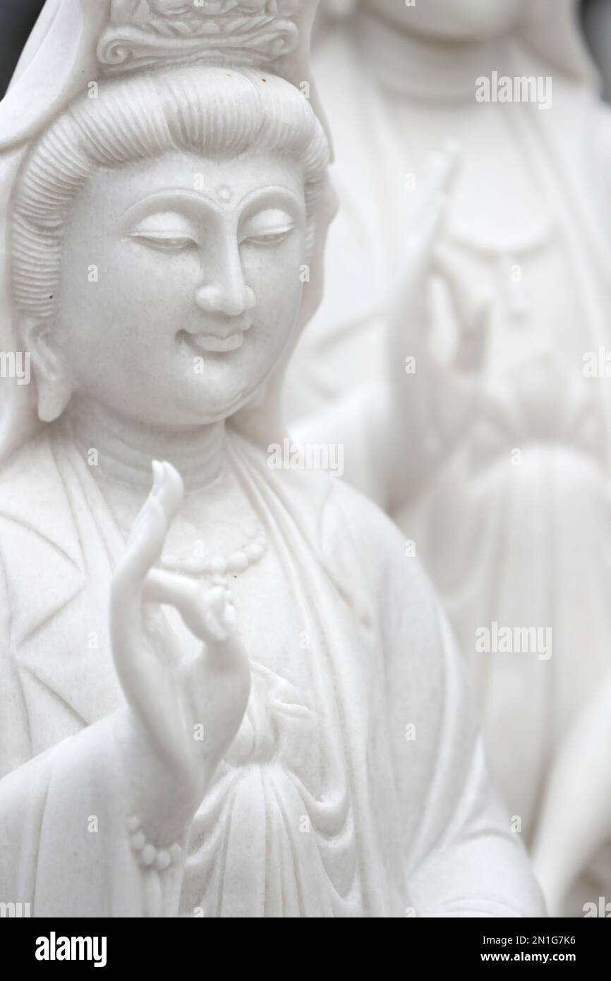 Avalokitesvara (Quan am), la Bodhisattva della compassione (Dea della Misericordia), Danang, Vietnam, Indocina, Asia sudorientale, Asia Foto Stock