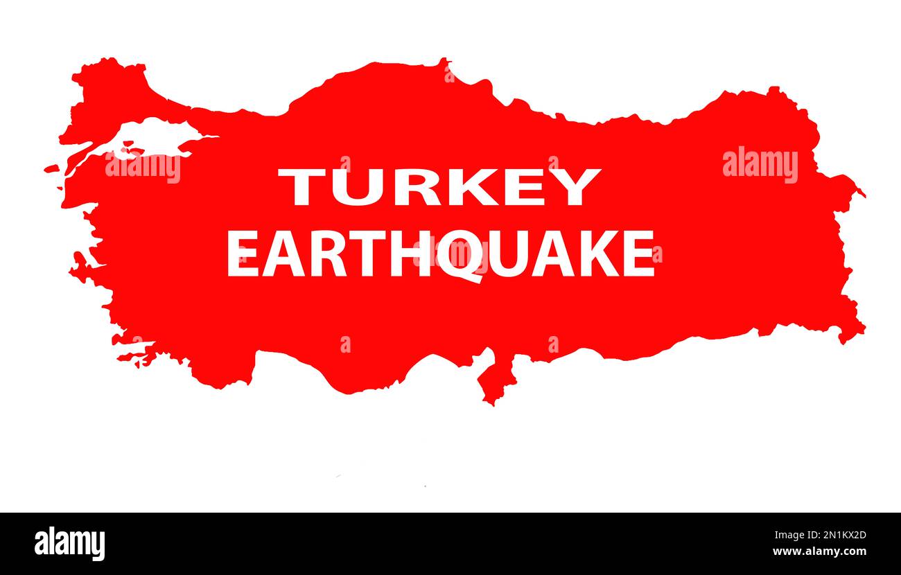 Terremoto in turchia, 6 febbraio, aiutare la turchia Foto Stock