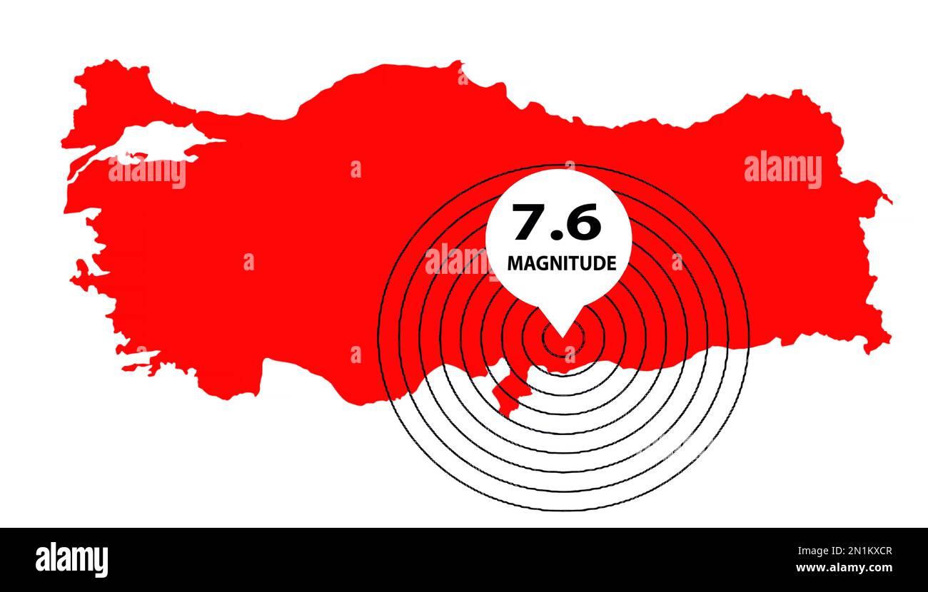 Terremoto in turchia, 6 febbraio, aiutare la turchia Foto Stock