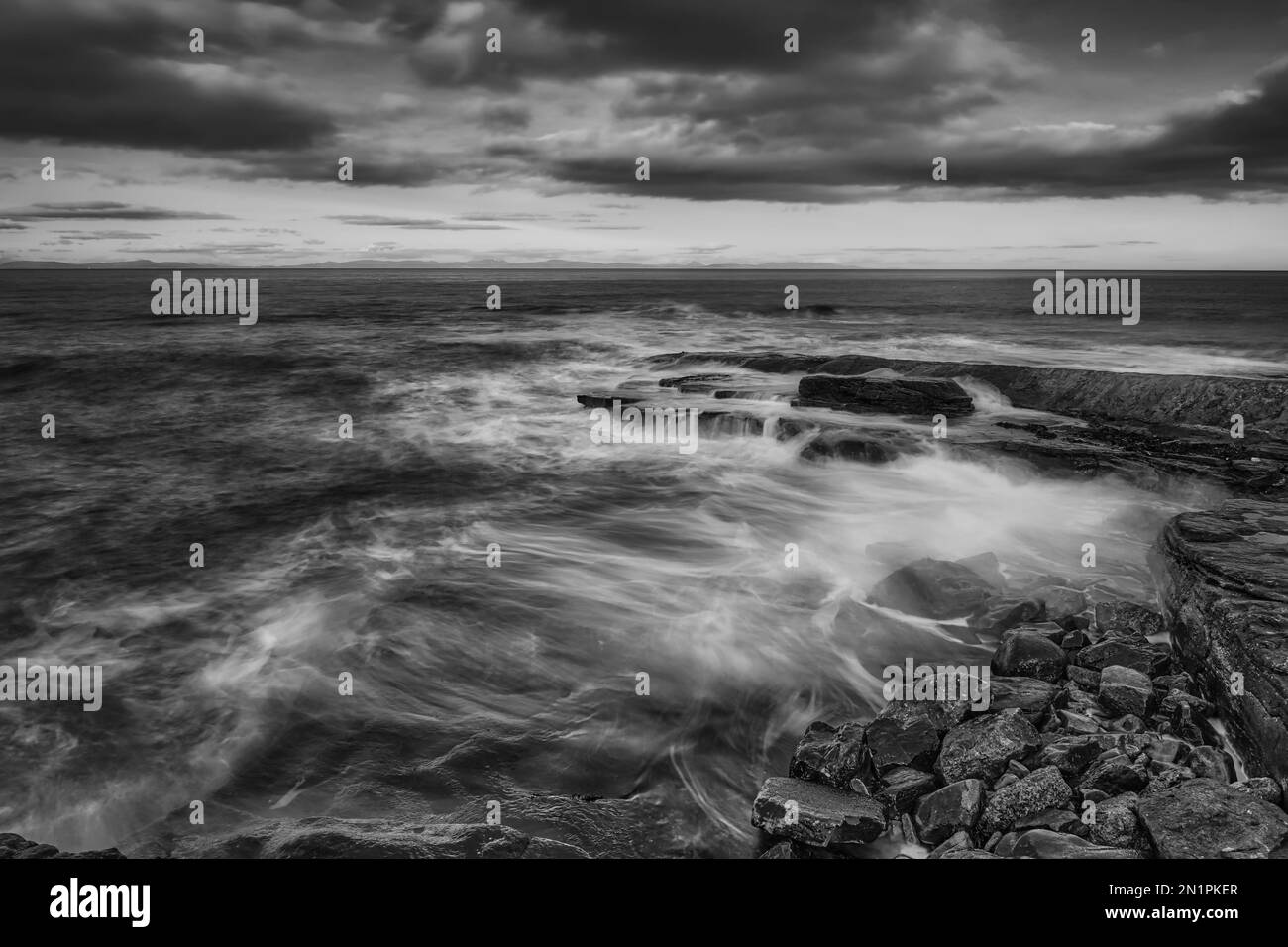 Burghead Seascape Foto Stock