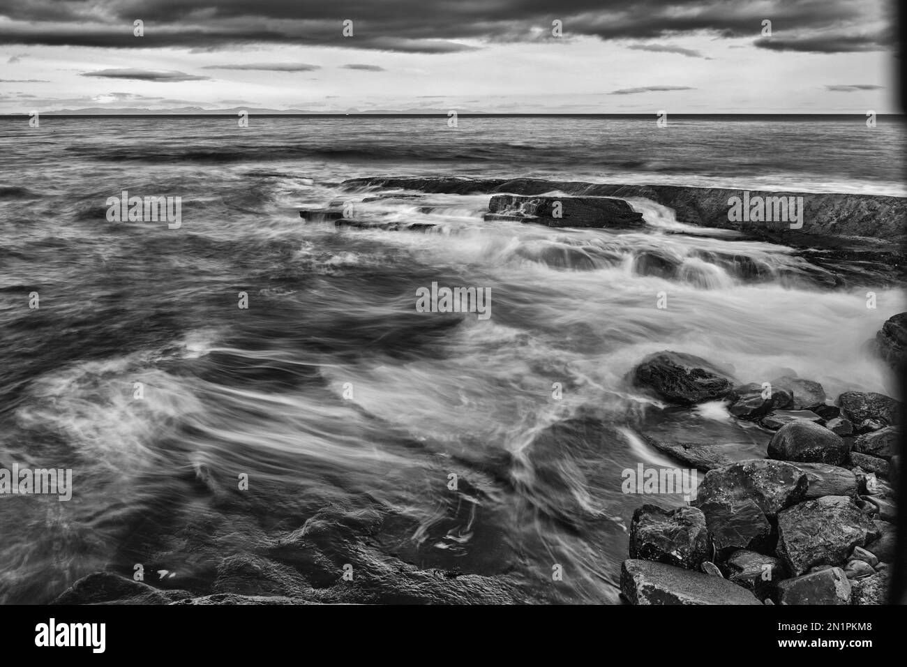 Burghead Seascape Foto Stock
