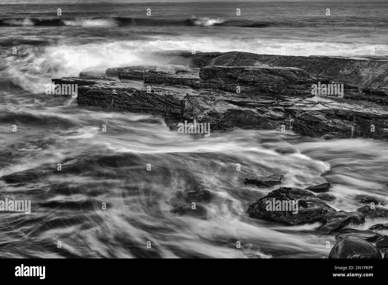 Burghead Seascape Foto Stock
