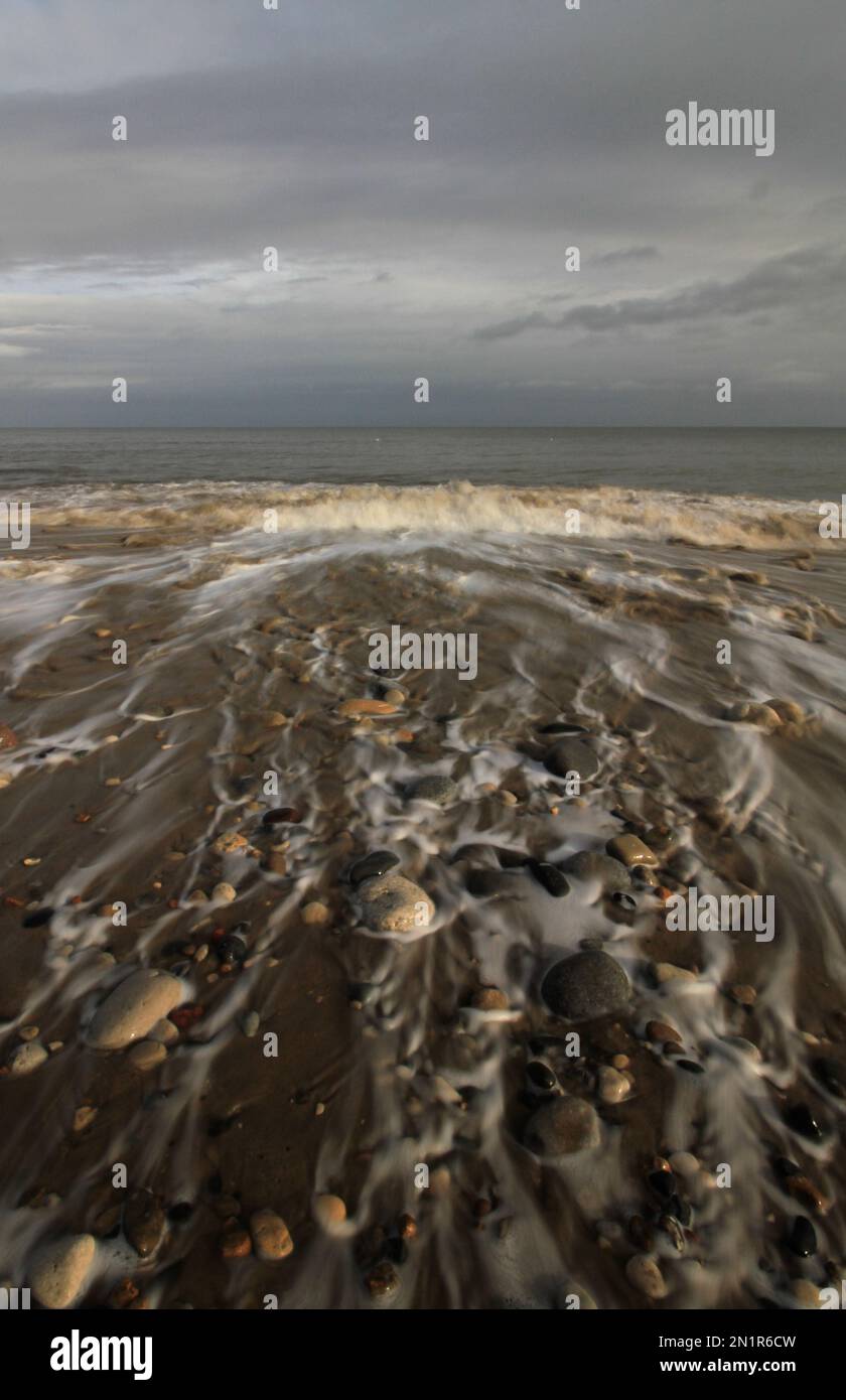 Spiaggia a Seaham, Northumberland Foto Stock