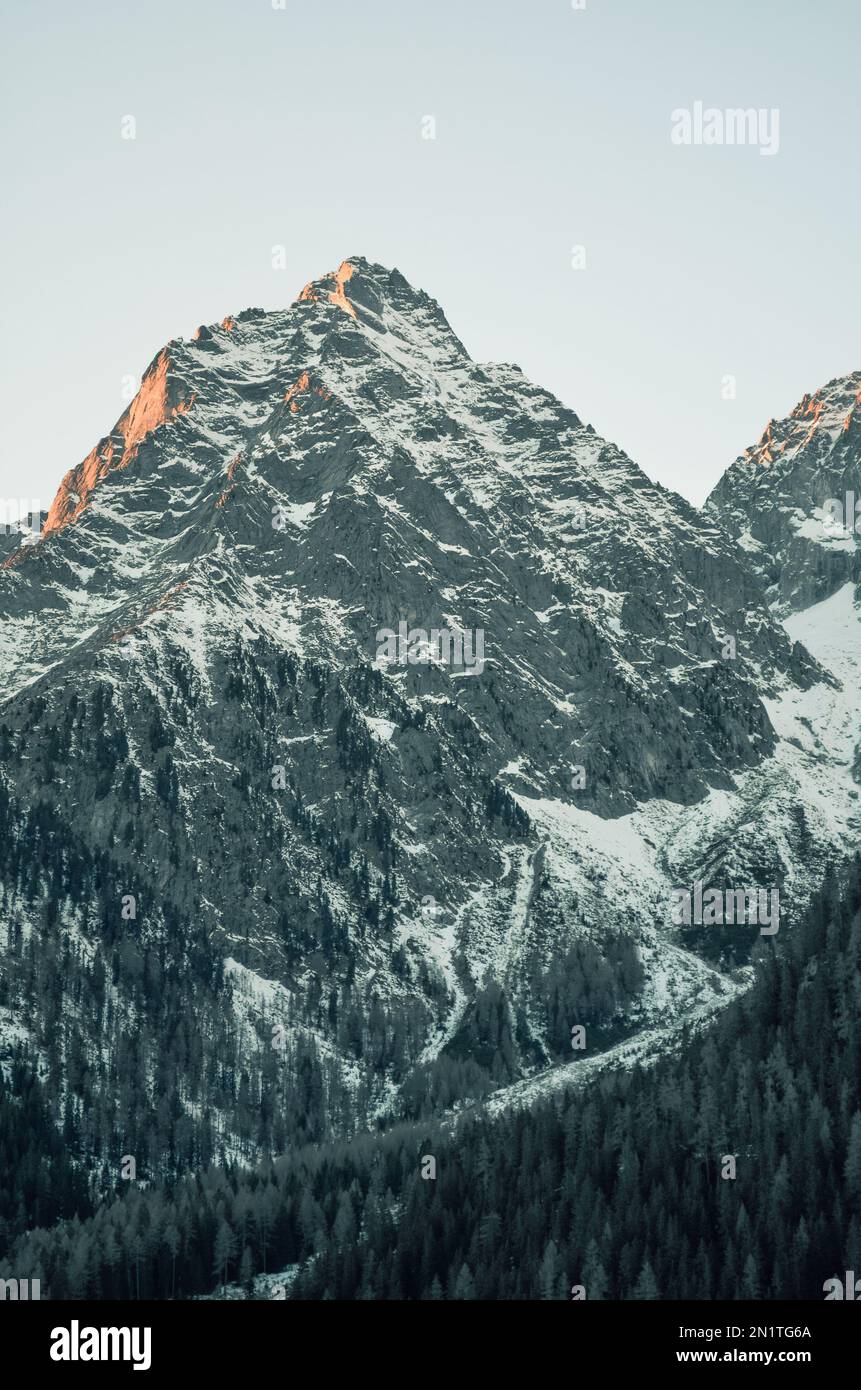 Alpi in Trentino-Alto Adige Foto Stock