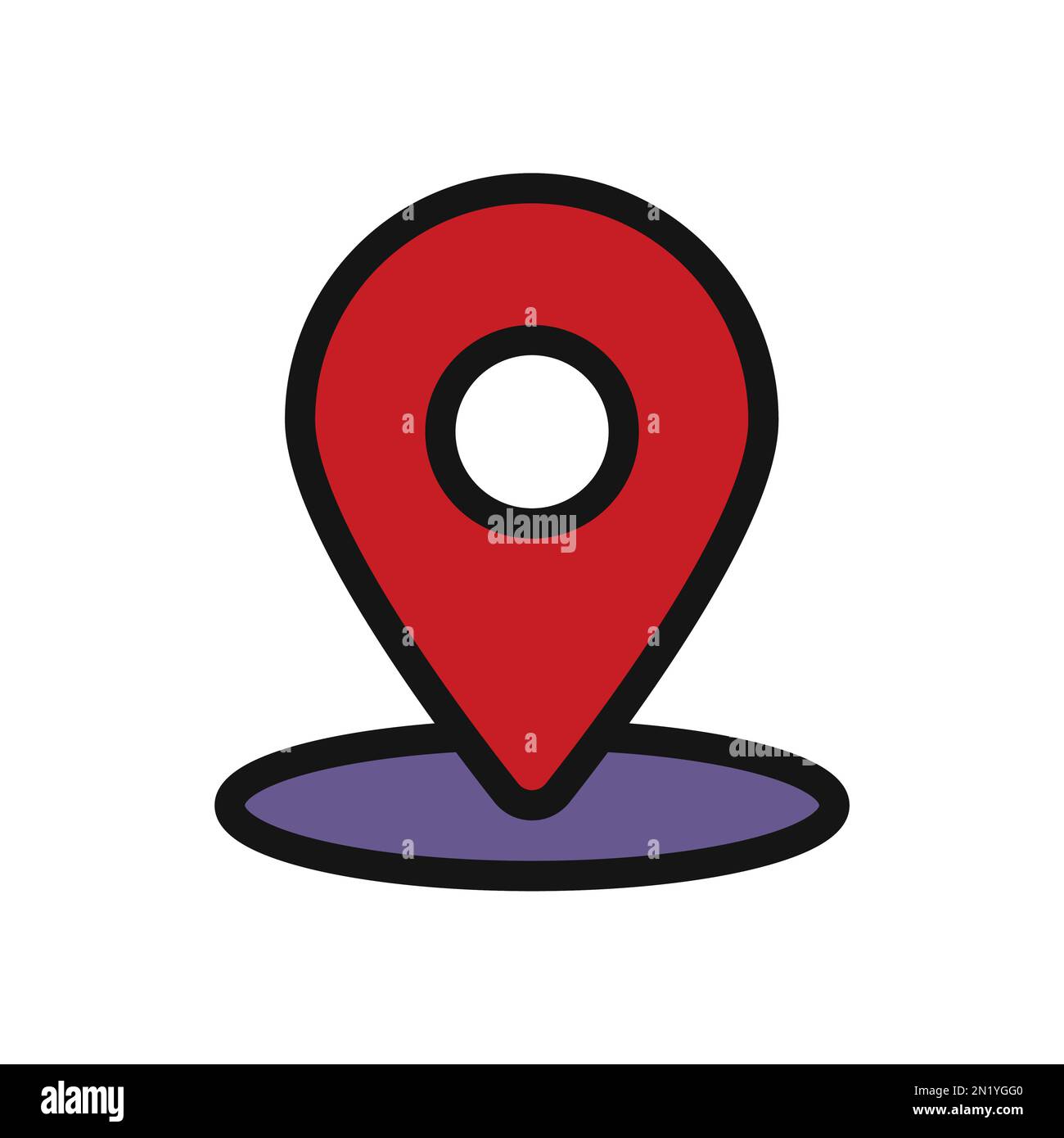 Icona della linea segnaposto isolata su sfondo bianco. Icona sottile nera piatta sullo stile moderno. Simbolo lineare e tratto modificabile. Semplice e pixel Illustrazione Vettoriale