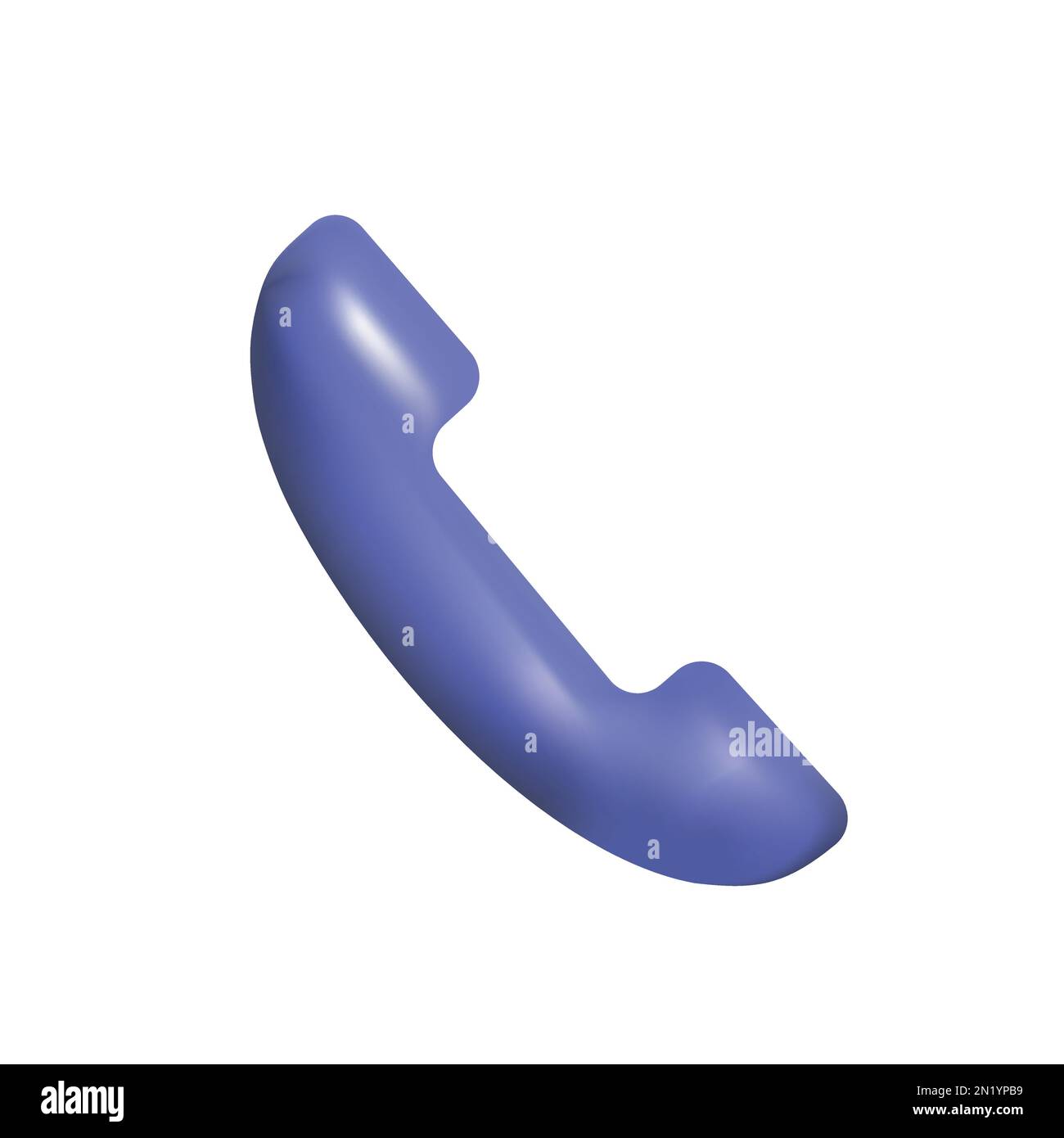 3D icona del telefono cellulare e del vettore dei messaggi a bolle. EPS 10 Illustrazione Vettoriale