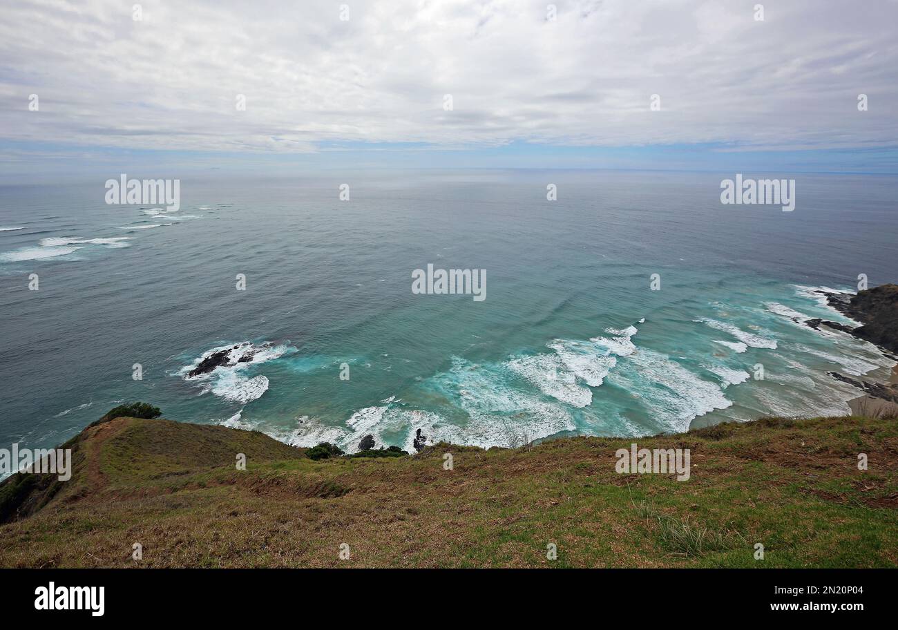 Riva di Cape Reinga - Nuova Zelanda Foto Stock