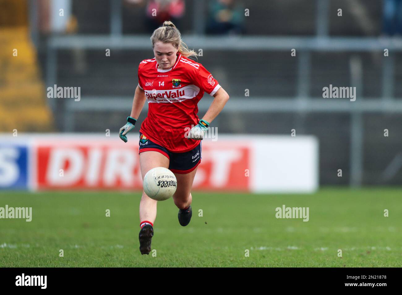 6th febbraio 2023, Cork, Irlanda - Ladies Gaelic Football National League: Cork 3-15 (24) - Dublino 4-13 (25). Foto Stock