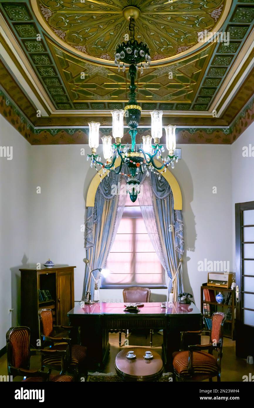 Museo della Guerra d'Indipendenza (Kurtuluş Savaşı Müzesi), ospitato nel primo edificio della Grande Assemblea Nazionale Turca nel quartiere Ulus di Ankara Foto Stock